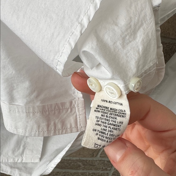 Alex Mill Mill Shirt In Cotton Poplin Classic Button Down Casual size M - Picture 6 of 7